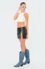 Gwyneth Faux Leather Mini Skirt sold by Edikted