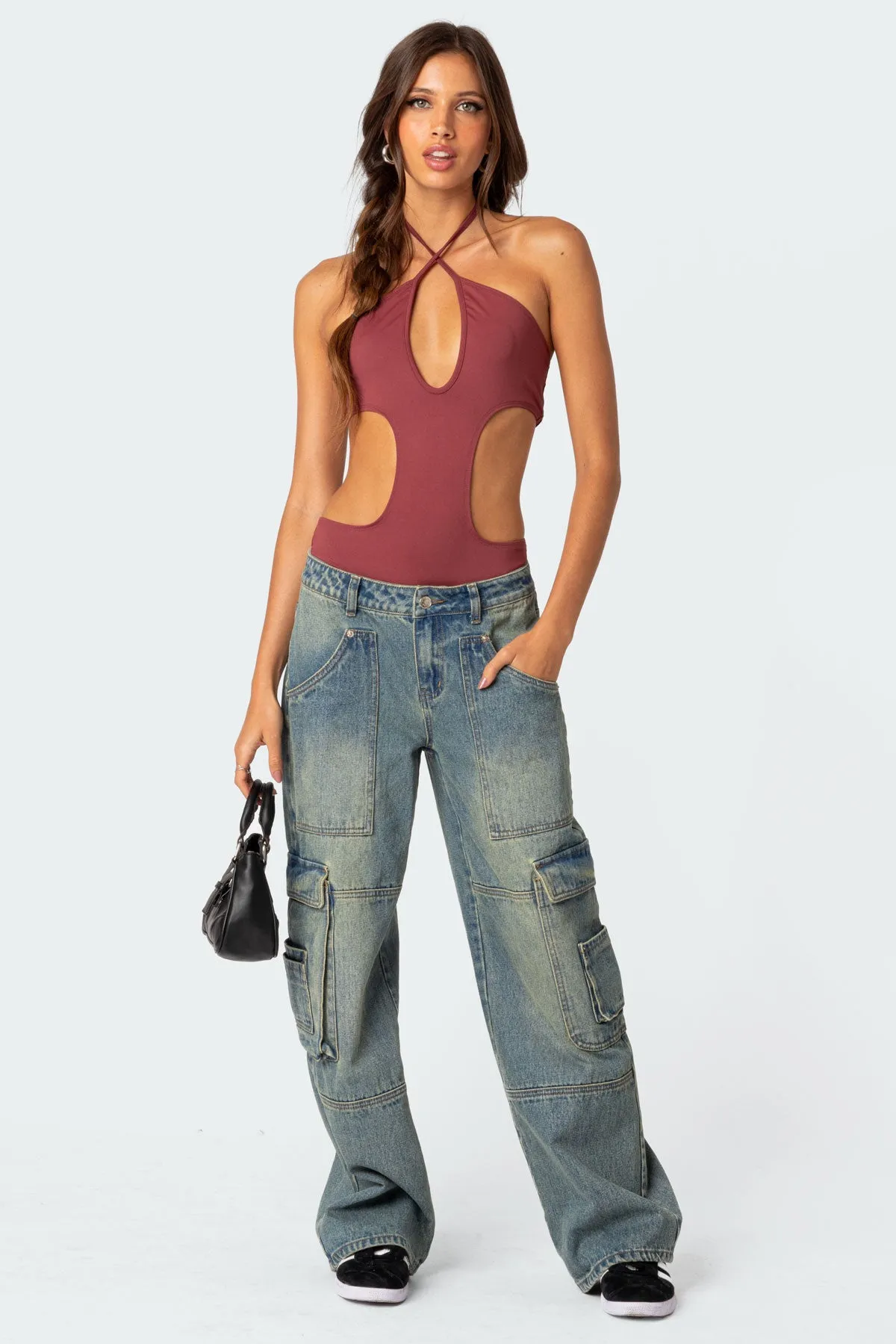 Unity Cut Out Bodysuit sold by Edikted product image thumbnail 3