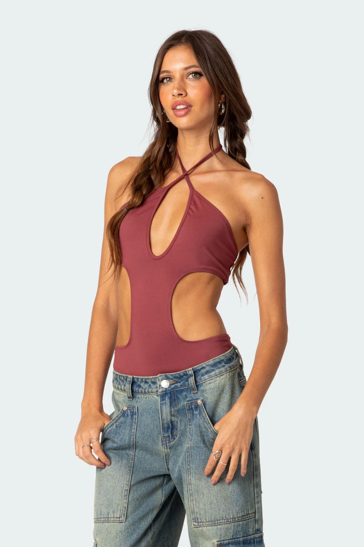 Unity Cut Out Bodysuit sold by Edikted product image thumbnail 4