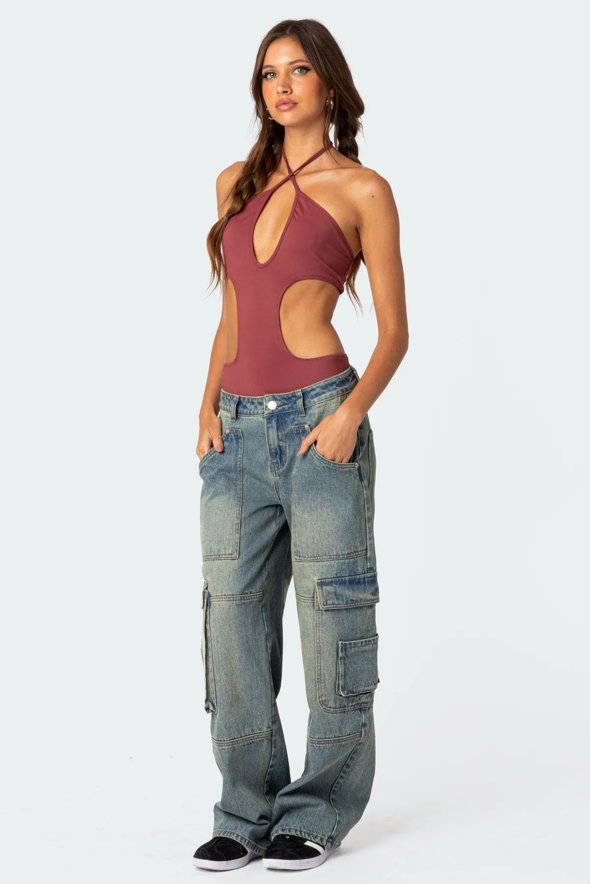 Unity Cut Out Bodysuit sold by Edikted product image thumbnail 5