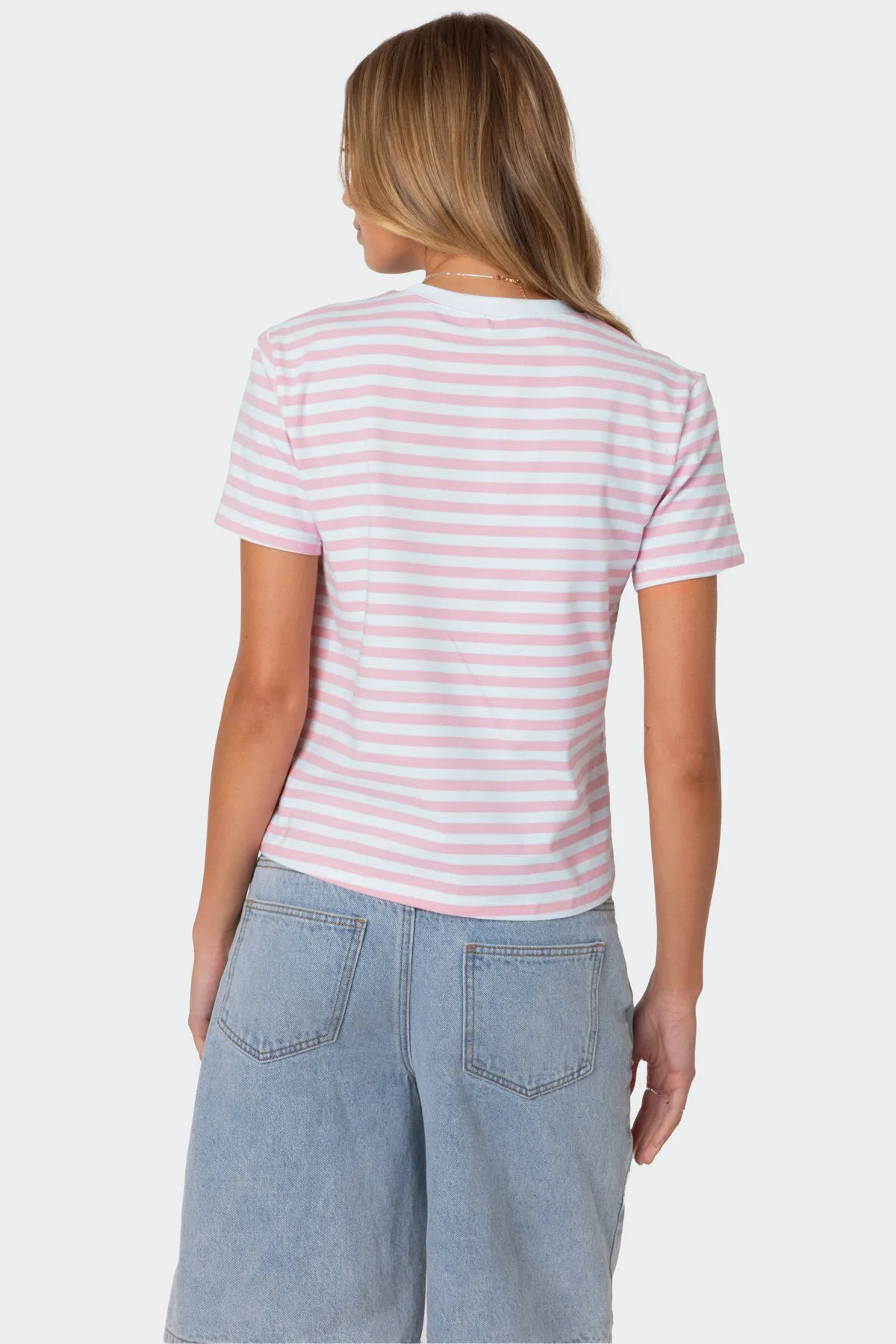 Callahan Striped T Shirt sold by Edikted product image thumbnail 2