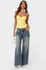 Magda Low Rise Acid Wash Jeans sold by Edikted