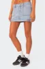 Foxx Denim Mini Skirt sold by Edikted