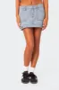 Foxx Denim Mini Skirt sold by Edikted