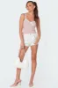 Amilia Lace Trim Tank Top sold by Edikted