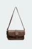 Faux Leather Buckle Bag sold by Edikted
