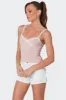 Amilia Lace Trim Tank Top sold by Edikted