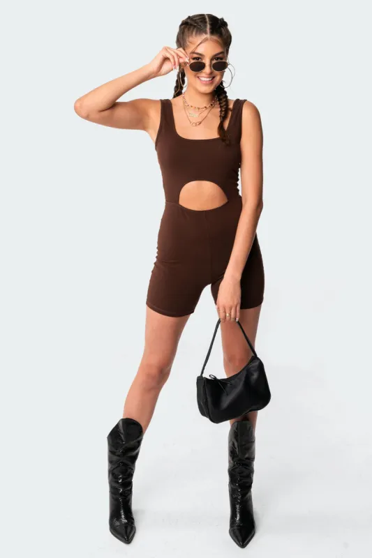 Mika Cut-Out Romper made by Edikted