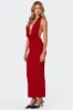 Cowl Neck Open Back Maxi Dress sold by Edikted