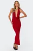 Cowl Neck Open Back Maxi Dress sold by Edikted