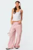 Wide Leg Cargo Sweatpants sold by Edikted