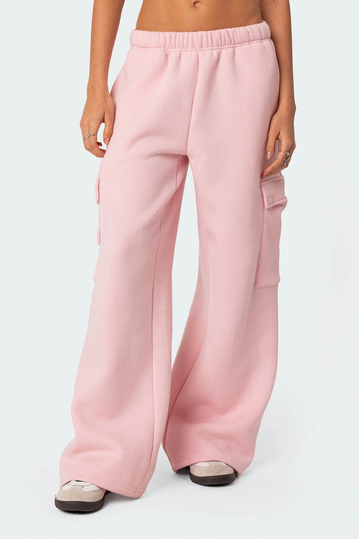 Wide Leg Cargo Sweatpants sold by Edikted product image thumbnail 2