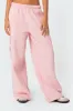 Wide Leg Cargo Sweatpants sold by Edikted