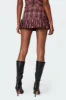 Jamie Pleated Plaid Mini Skort sold by Edikted