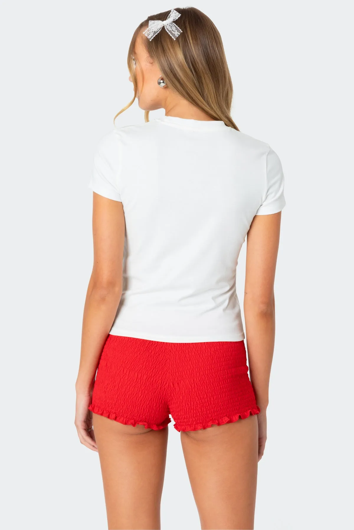 Cherry Heart T Shirt sold by Edikted product image thumbnail 5