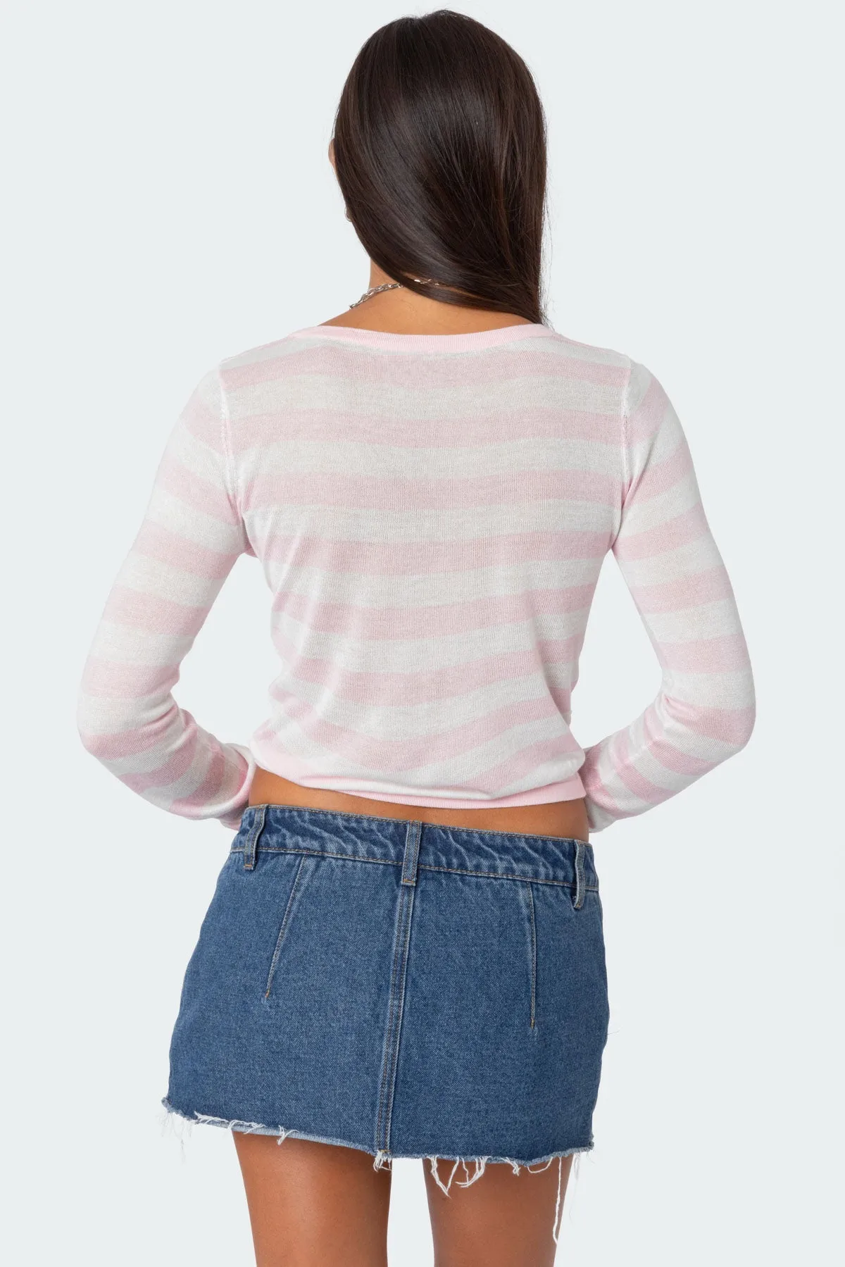Candice Striped Knit Top sold by Edikted product image thumbnail 3