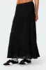 Charlotte Tiered Maxi Skirt sold by Edikted