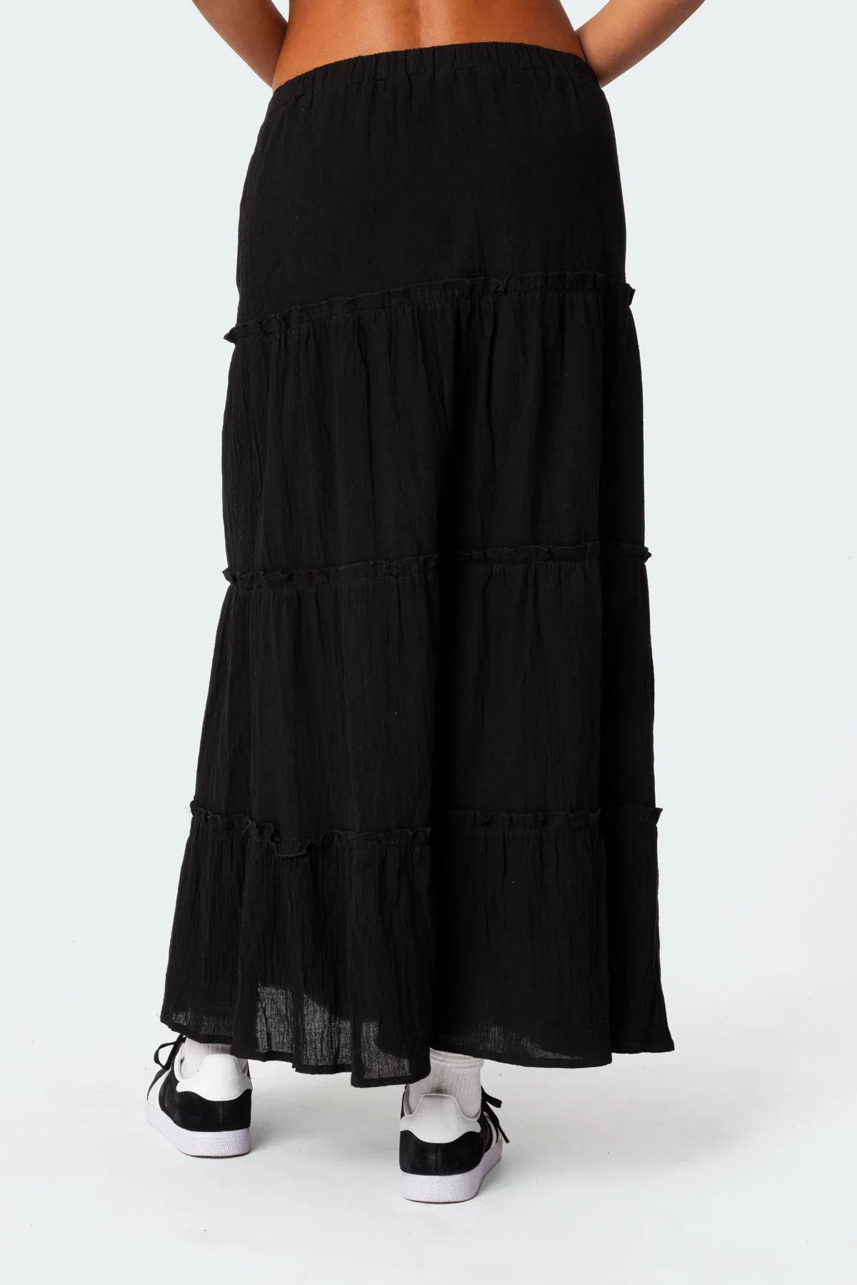 Charlotte Tiered Maxi Skirt sold by Edikted product image thumbnail 5
