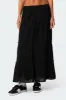 Charlotte Tiered Maxi Skirt sold by Edikted