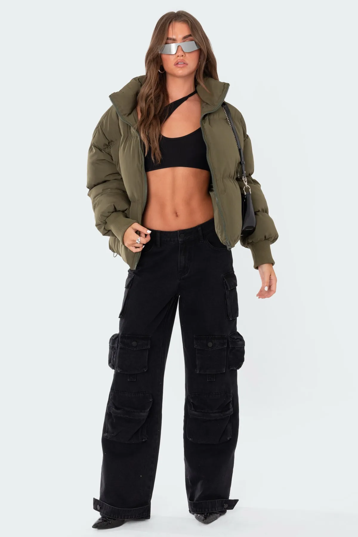 Luca Oversized Puffer sold by Edikted product image thumbnail 5