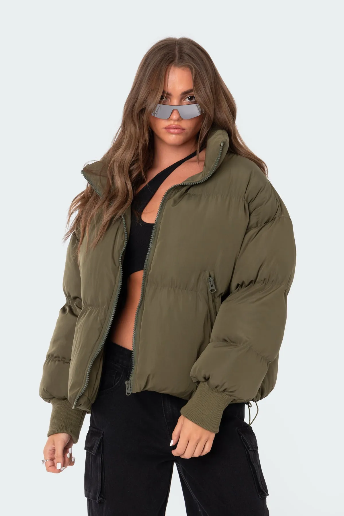 Luca Oversized Puffer sold by Edikted product image thumbnail 2