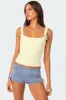 Lola Ribbed Tank Top sold by Edikted