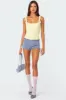 Lola Ribbed Tank Top sold by Edikted