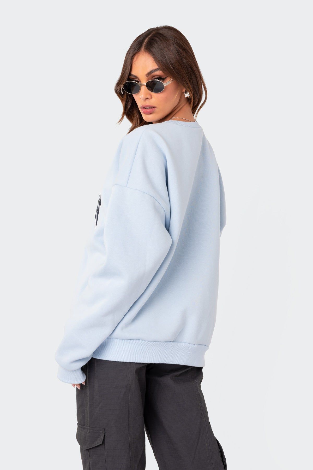 Boston Oversized Sweatshirt sold by Edikted product image thumbnail 5