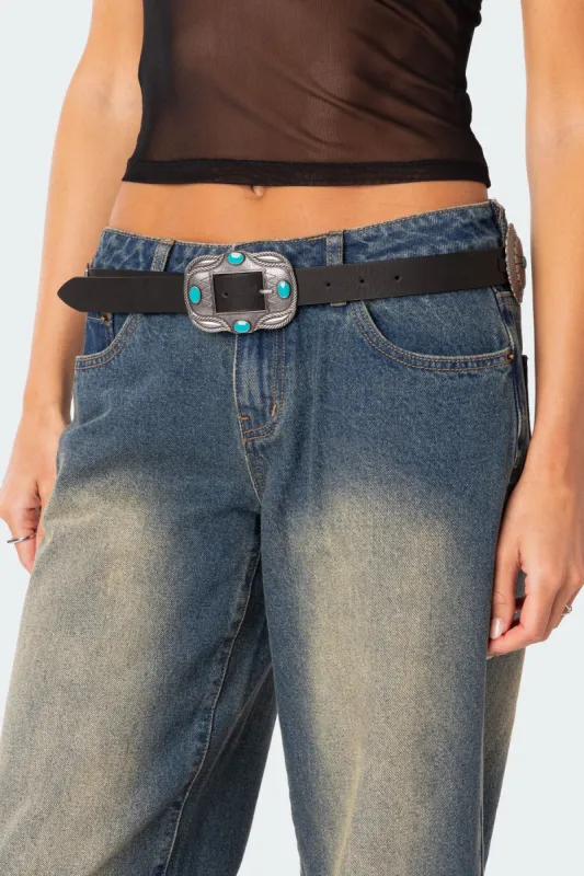Buckle Bby Western Belt sold by Edikted