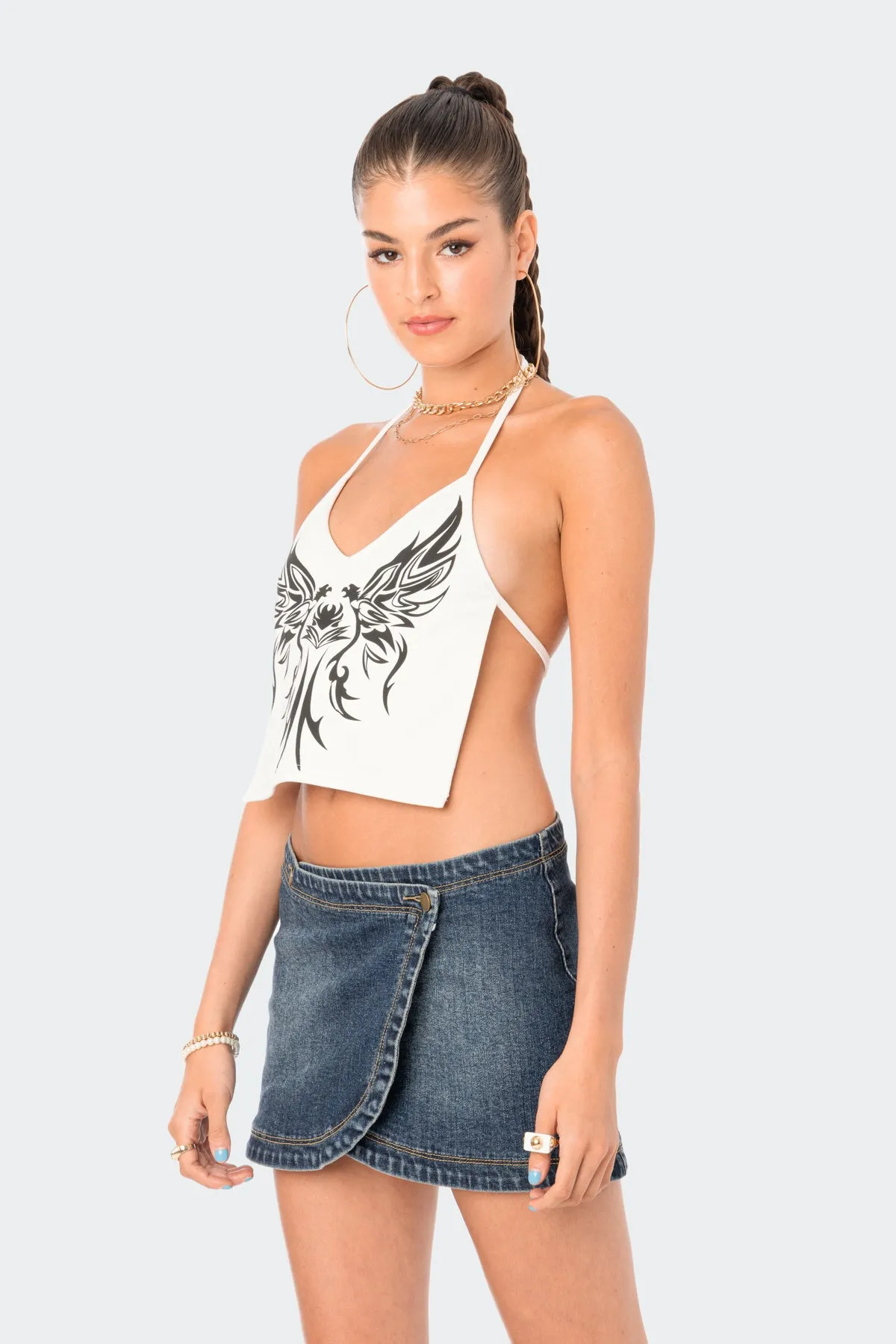 Bella Open-Back Top sold by Edikted product image thumbnail 3