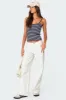 Gretta Striped Ribbed Tank Top sold by Edikted