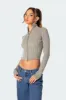 Double Zip Up Cardigan sold by Edikted