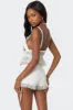 Marielle Sheer Ribbon Tank Top sold by Edikted