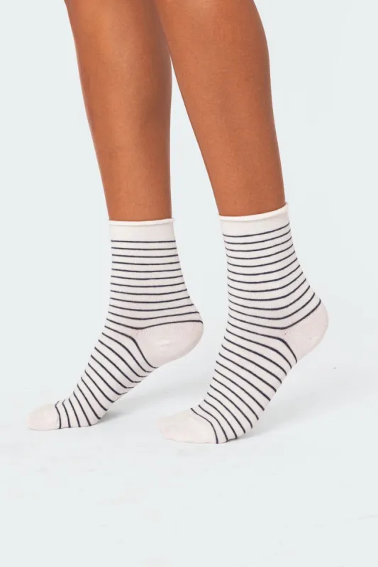 Striped Socks sold by Edikted