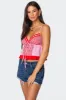 Joanne Mixed Gingham Tank Top sold by Edikted