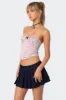 Polka Dot Satin Effect Corset sold by Edikted