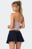 Polka Dot Satin Effect Corset sold by Edikted