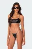 Angel Back Rhinestone String Bikini Bottom sold by Edikted