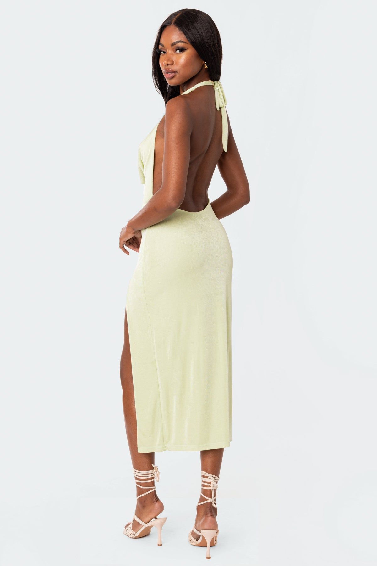 Azalea Open Back Midi Dress sold by Edikted product image thumbnail 5