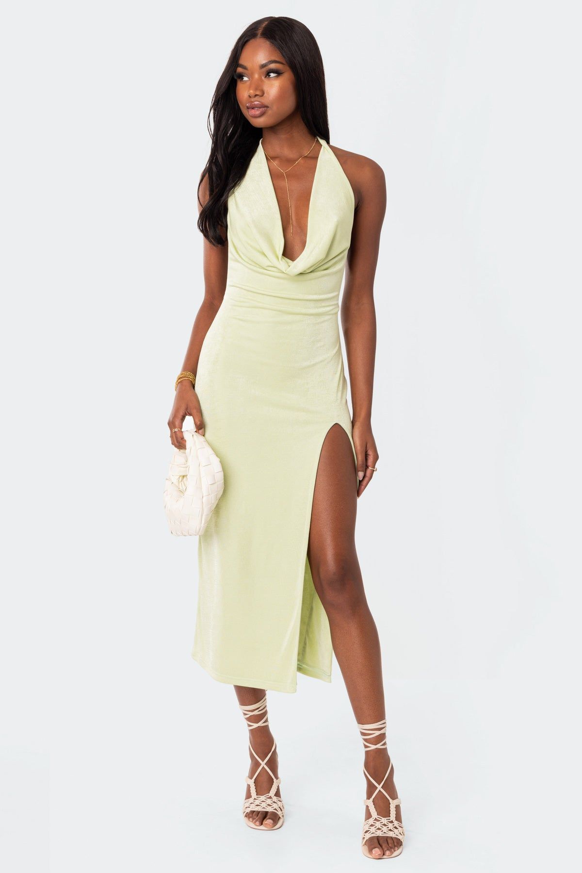 Azalea Open Back Midi Dress sold by Edikted product image thumbnail 2