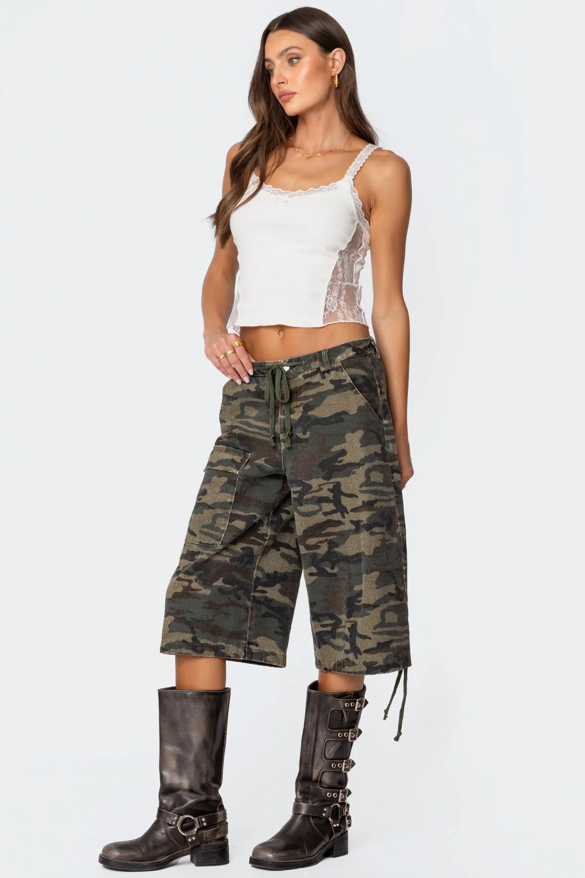 Lacey Paneled Tank Top sold by Edikted product image thumbnail 4