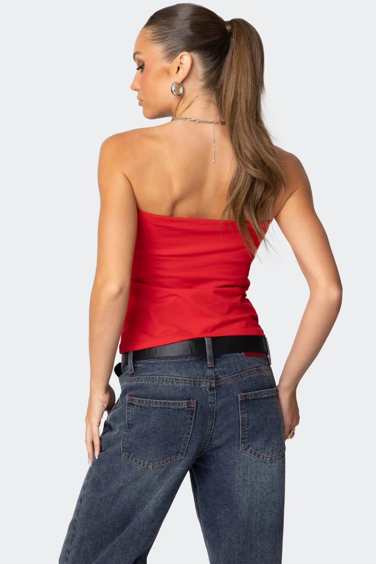 Built In Bra Tube Top sold by Edikted product image thumbnail 5