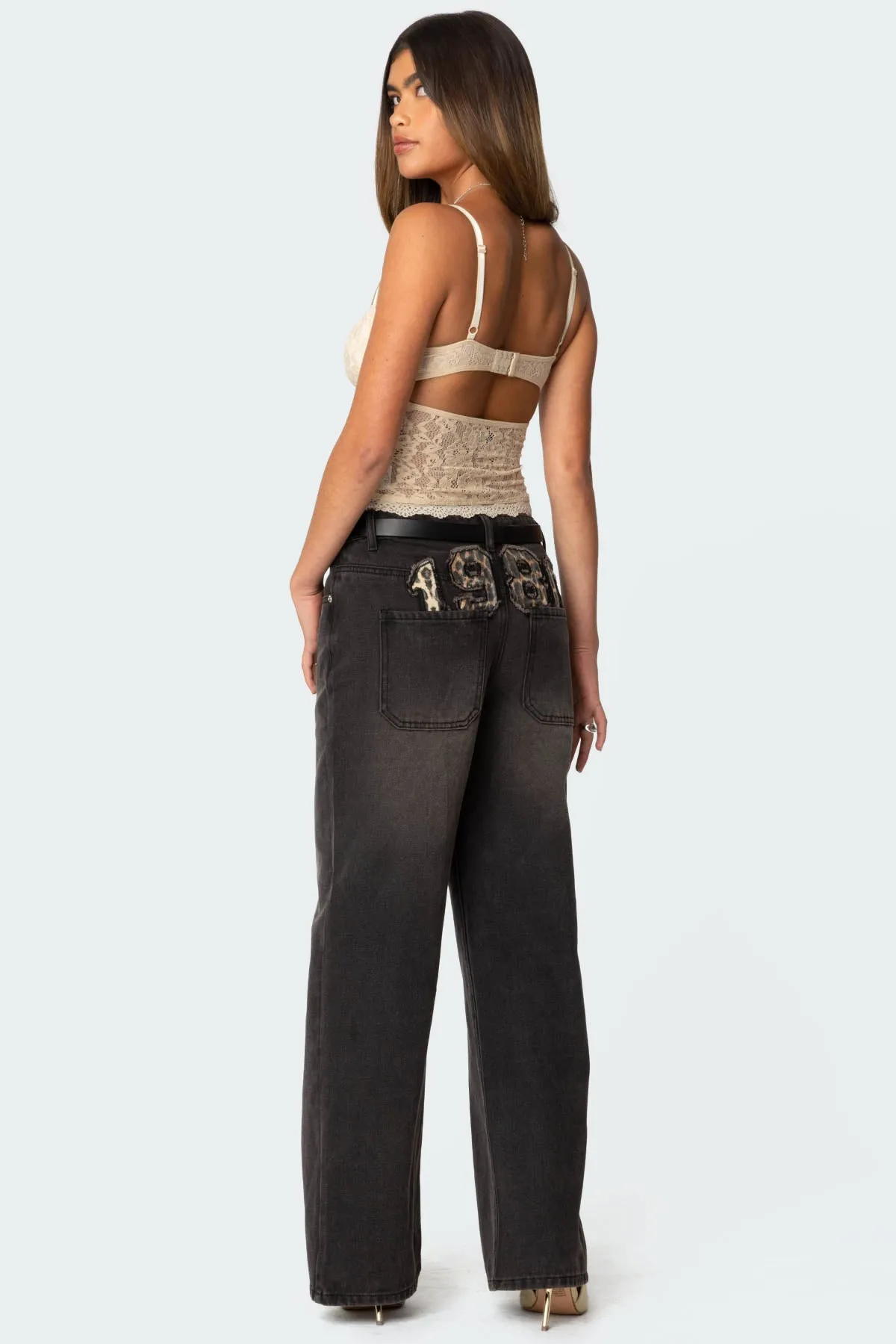 Charisma Sheer Lace Bra Top sold by Edikted product image thumbnail 5