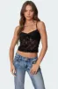 Cami Sheer Lace Tank Top sold by Edikted