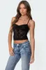 Cami Sheer Lace Tank Top sold by Edikted