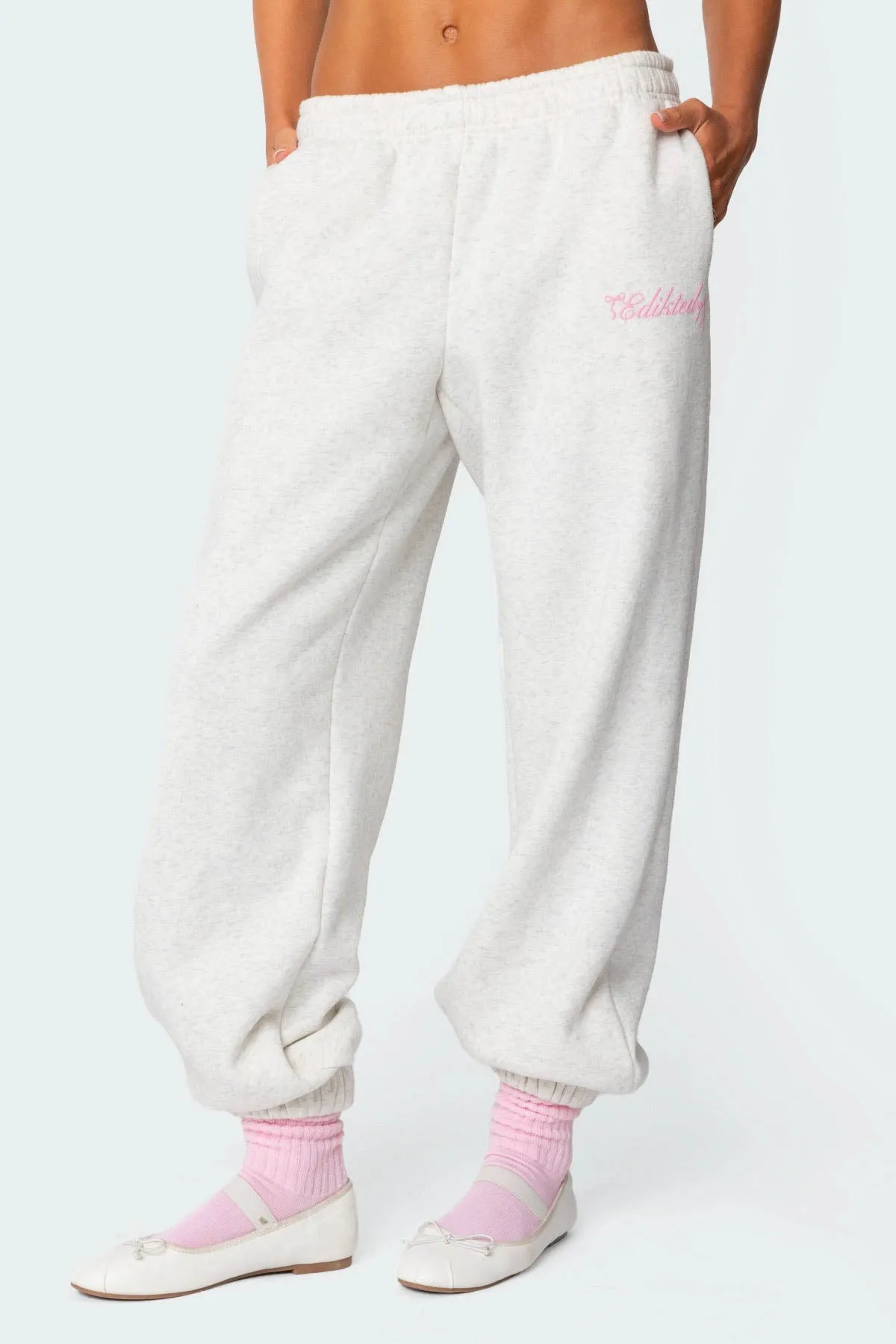 Sasha Bow Detail Sweatpants sold by Edikted product image thumbnail 2