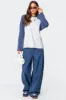 Oversized Raglan Long Sleeve T Shirt sold by Edikted