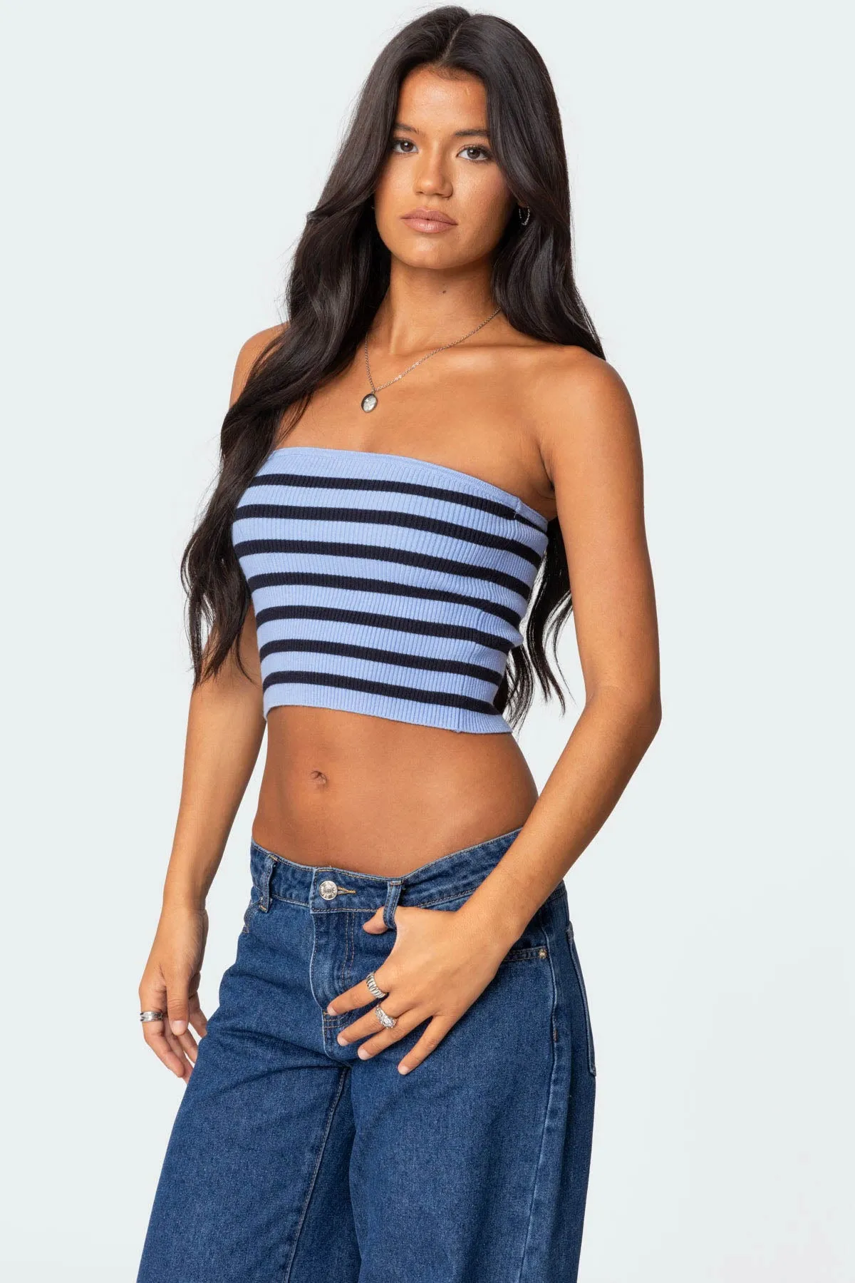 Lexi Ribbed Tube Top sold by Edikted product image thumbnail 4