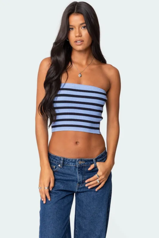 Lexi Ribbed Tube Top sold by Edikted