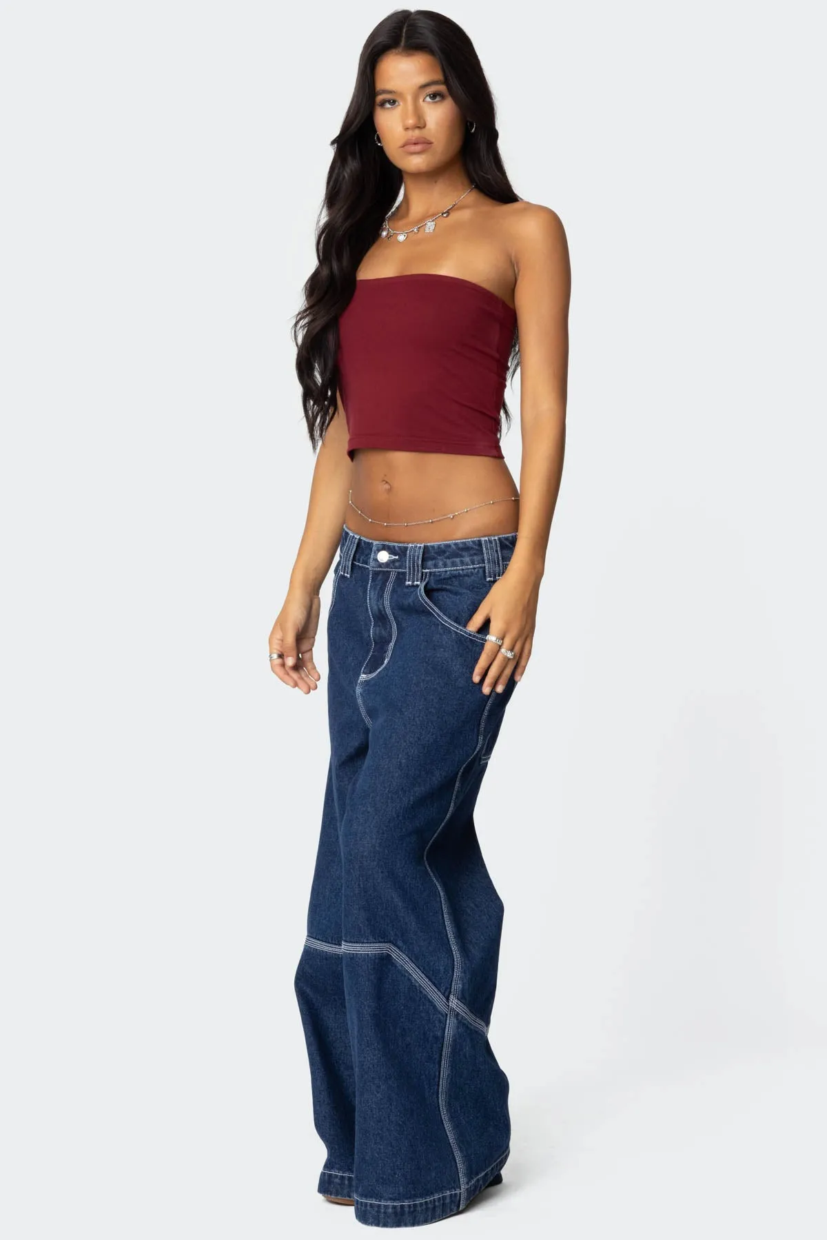 Basic Tube Top sold by Edikted product image thumbnail 4